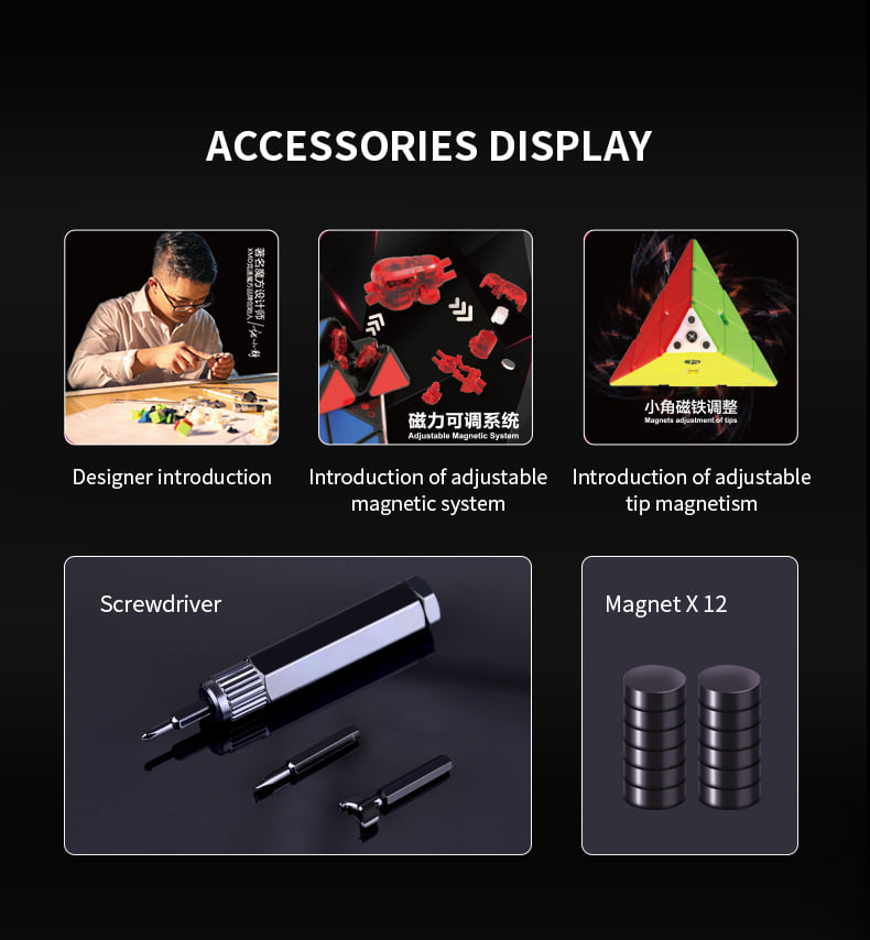 triboxストア / X-Man Design Magnetic Pyraminx Bell V2 Stickerless